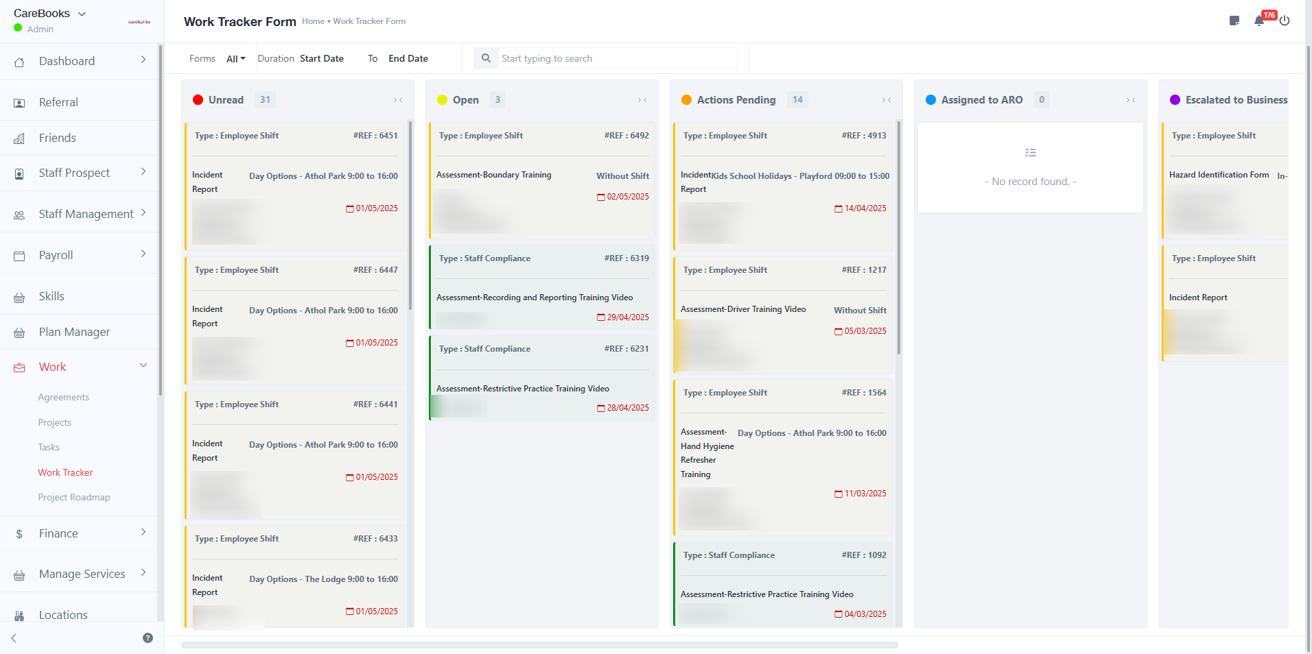 Form Tracker